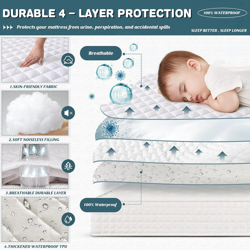Quilted Waterproof Mattress Protector