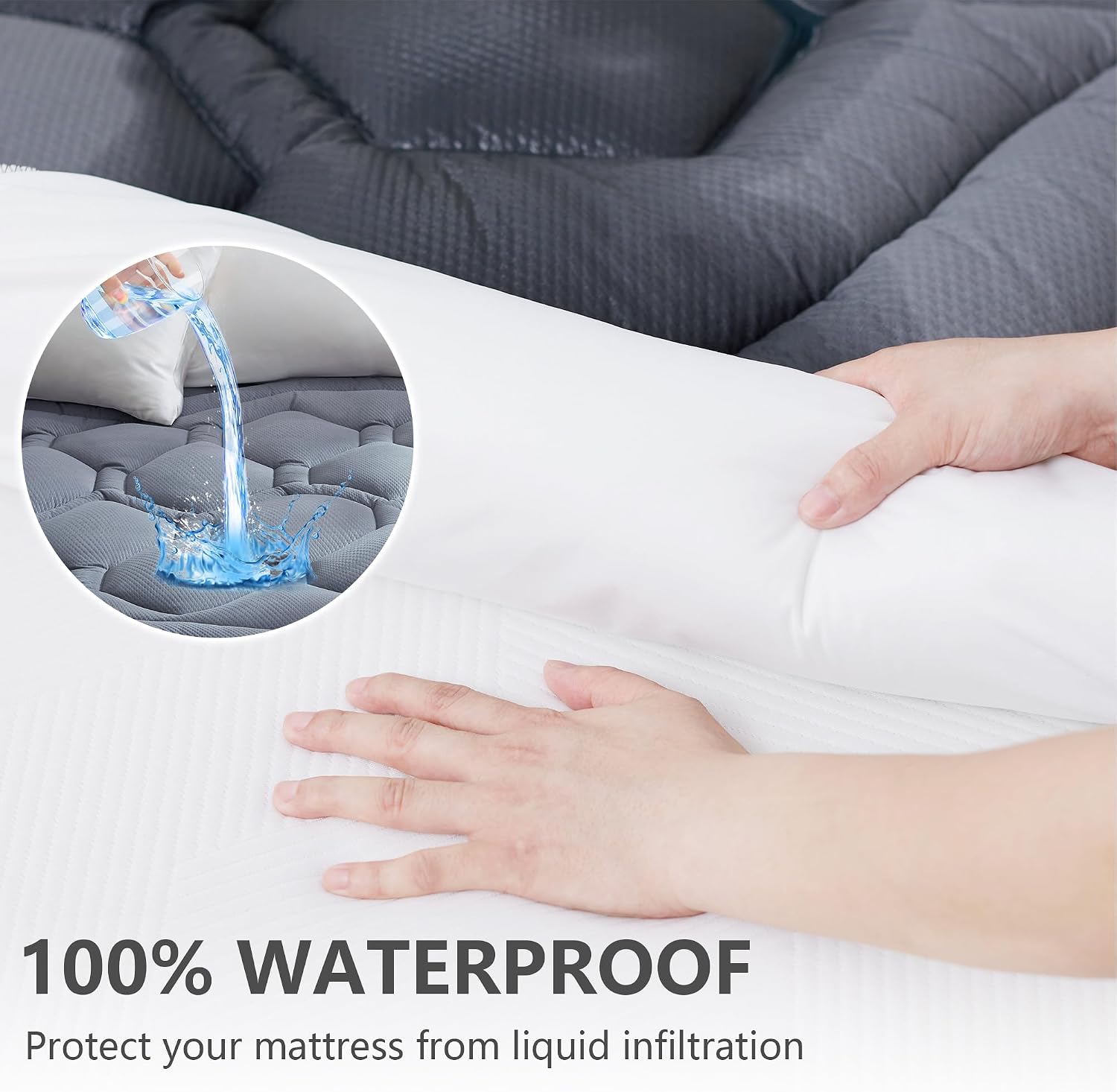 Cooling Quilted Mattress Protector
