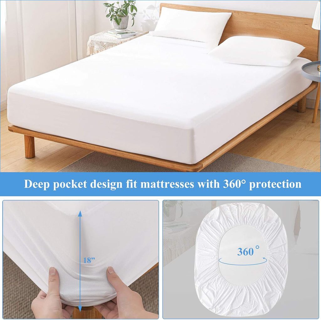 Breathable Noiseless Mattress Cover