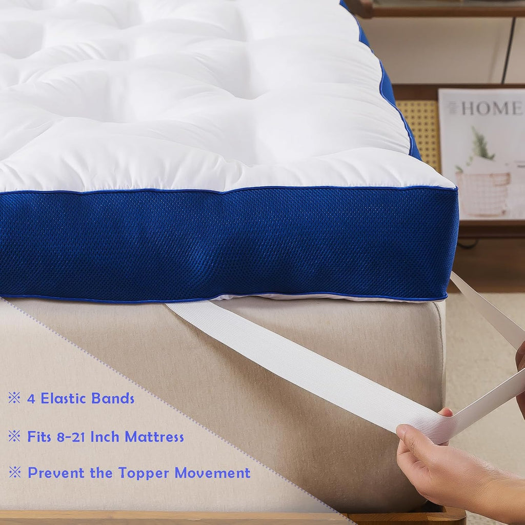Soft Thick Pillow Top Foam Topper