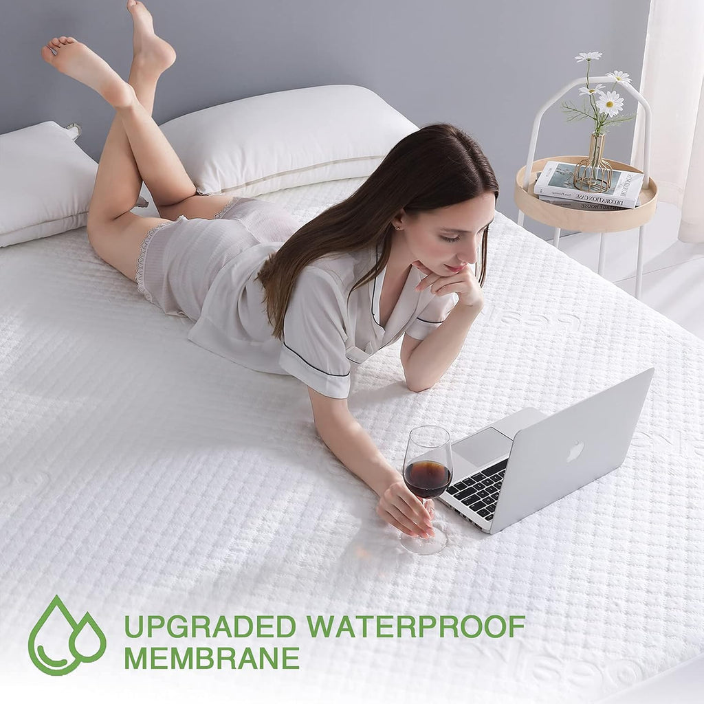 Bamboo Cooling Waterproof Mattress Protector