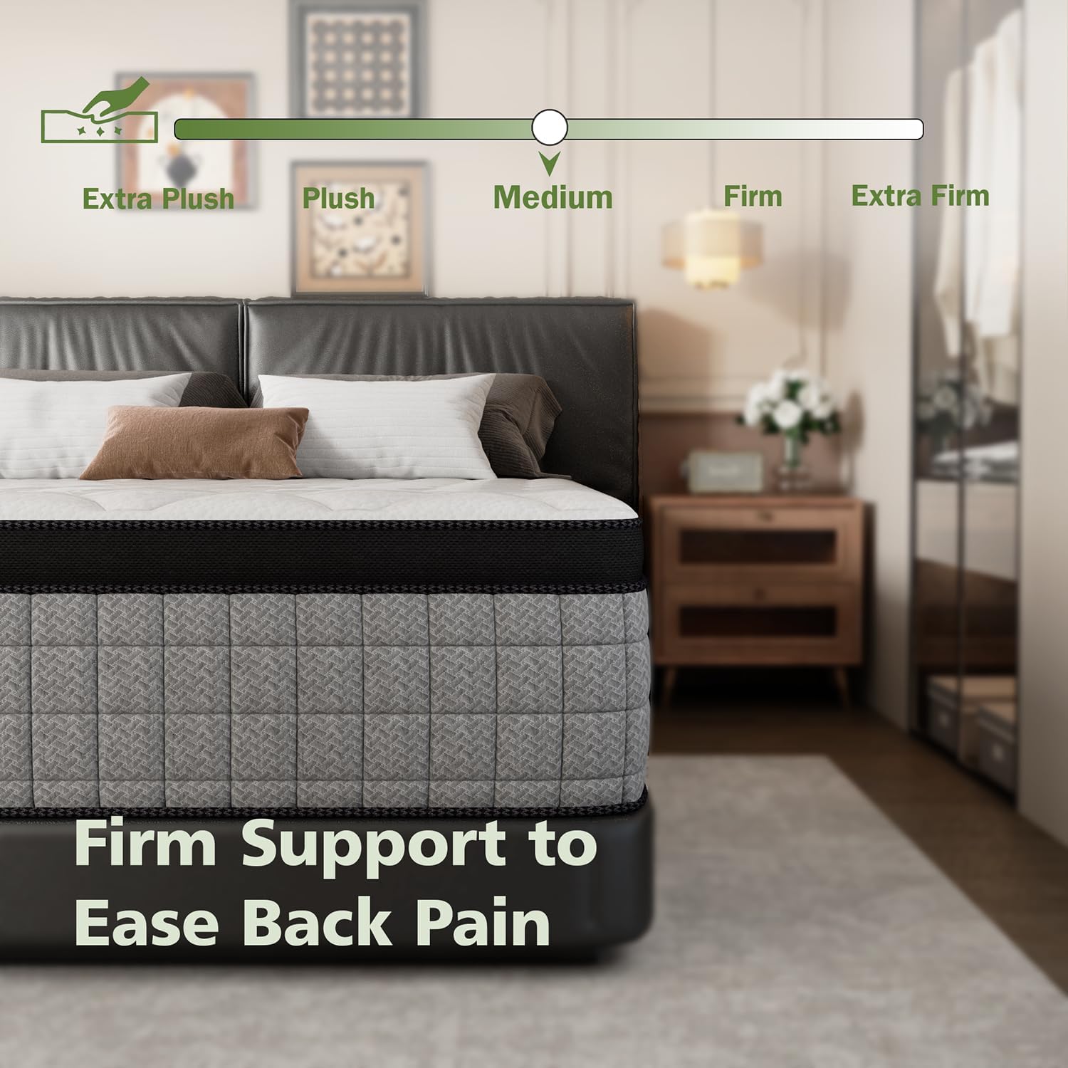 Memory Foam Hybrid Spring Mattress