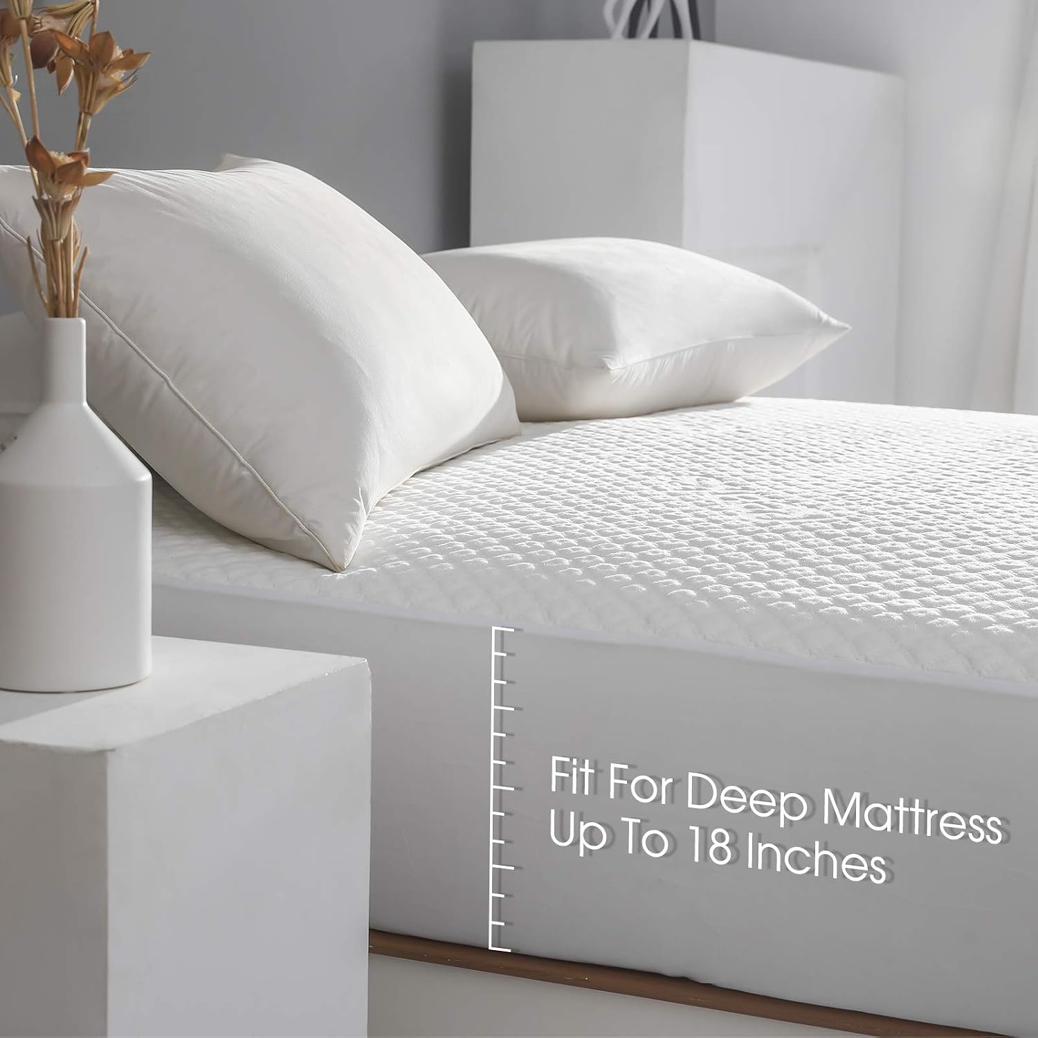 Bamboo Cooling Waterproof Mattress Protector