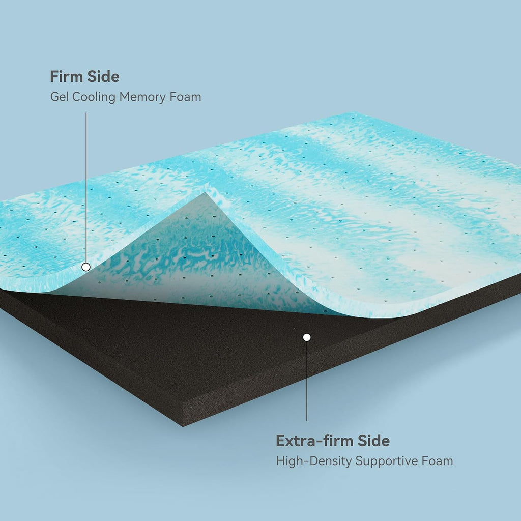 Gel Support Firm Foam Topper