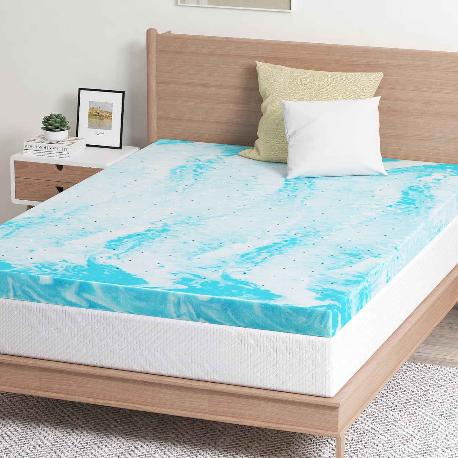 Cool Gel Pressure Relief Foam Topper