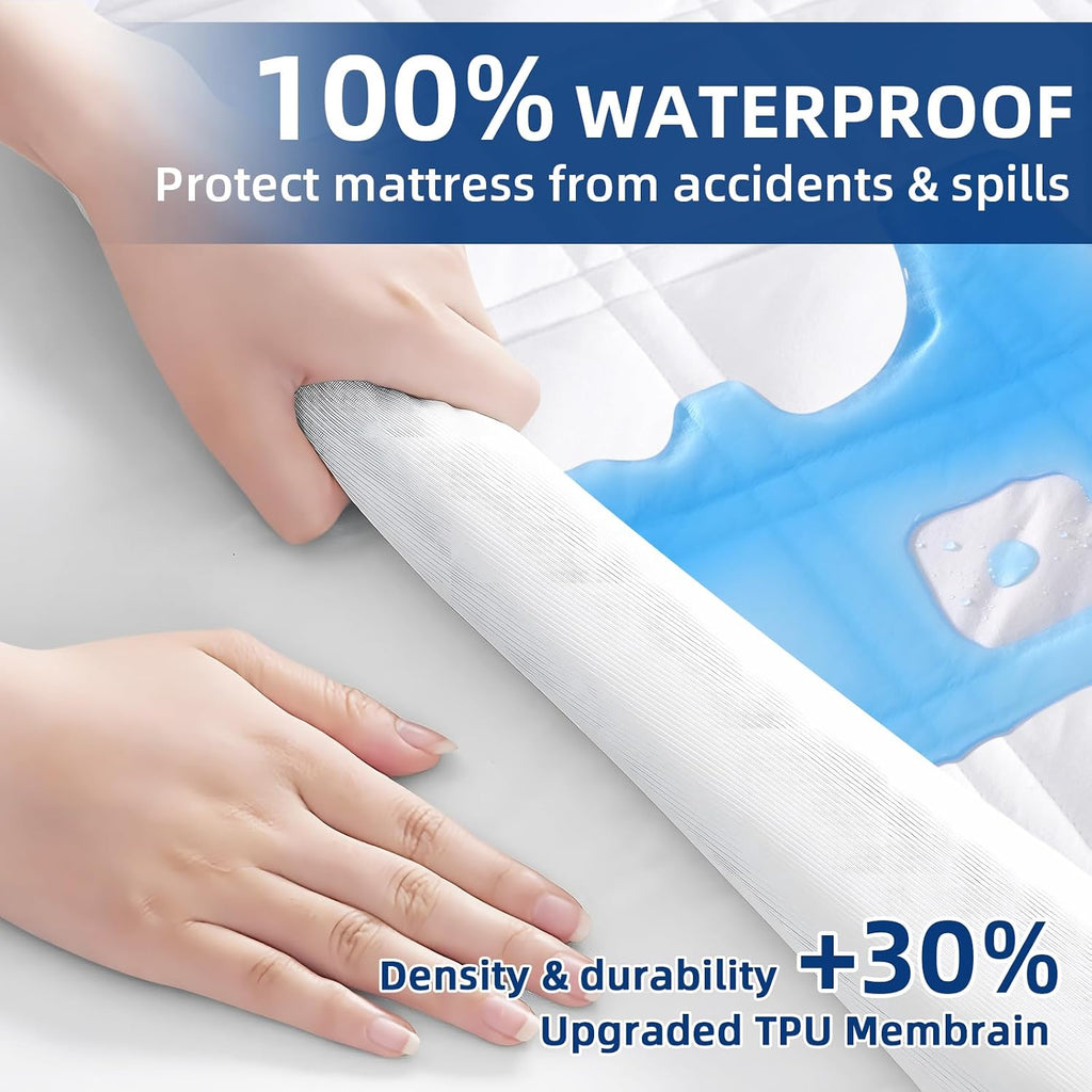 Cooling Padded Waterproof Mattress Protector