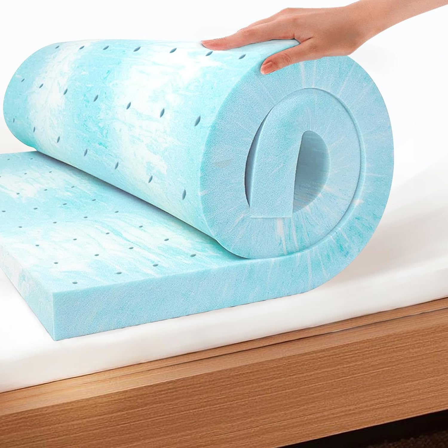 Cool Gel Pressure Relief Foam Topper
