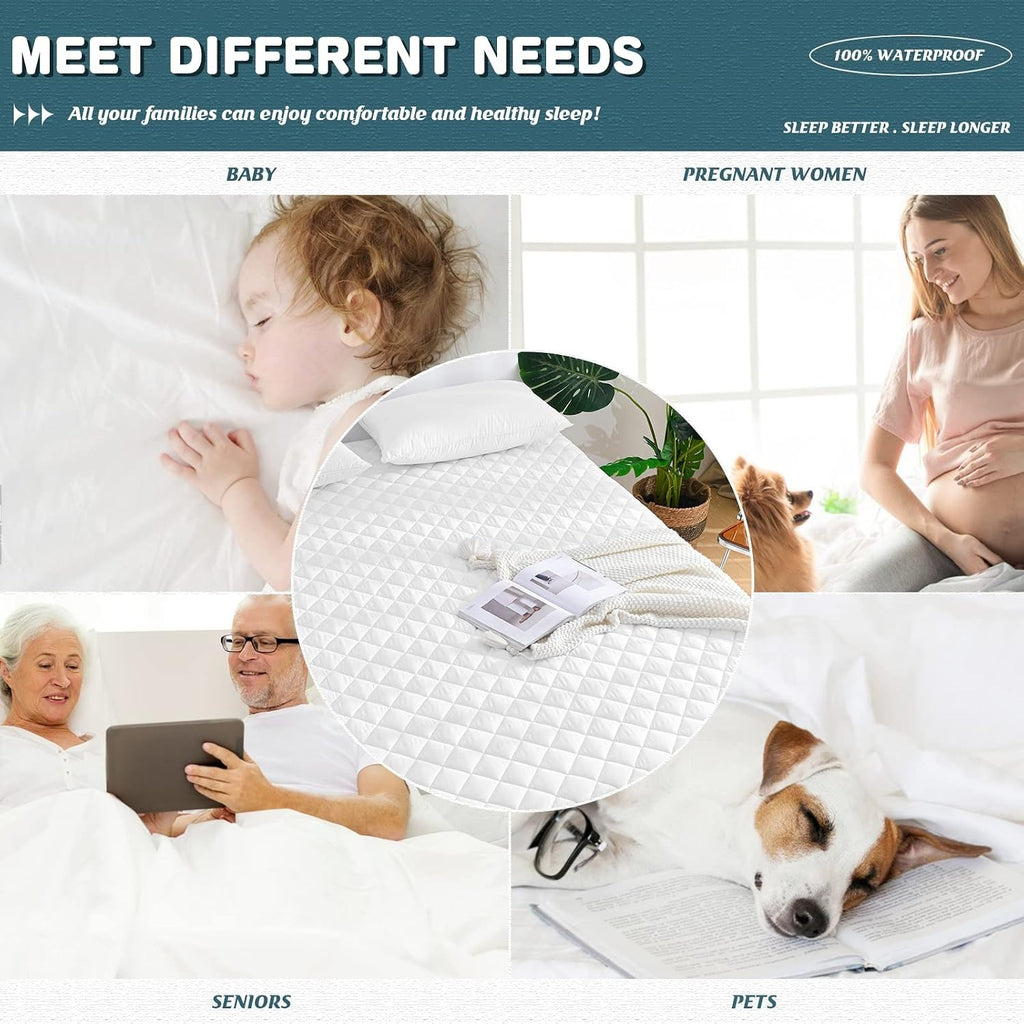 Quilted Waterproof Mattress Protector