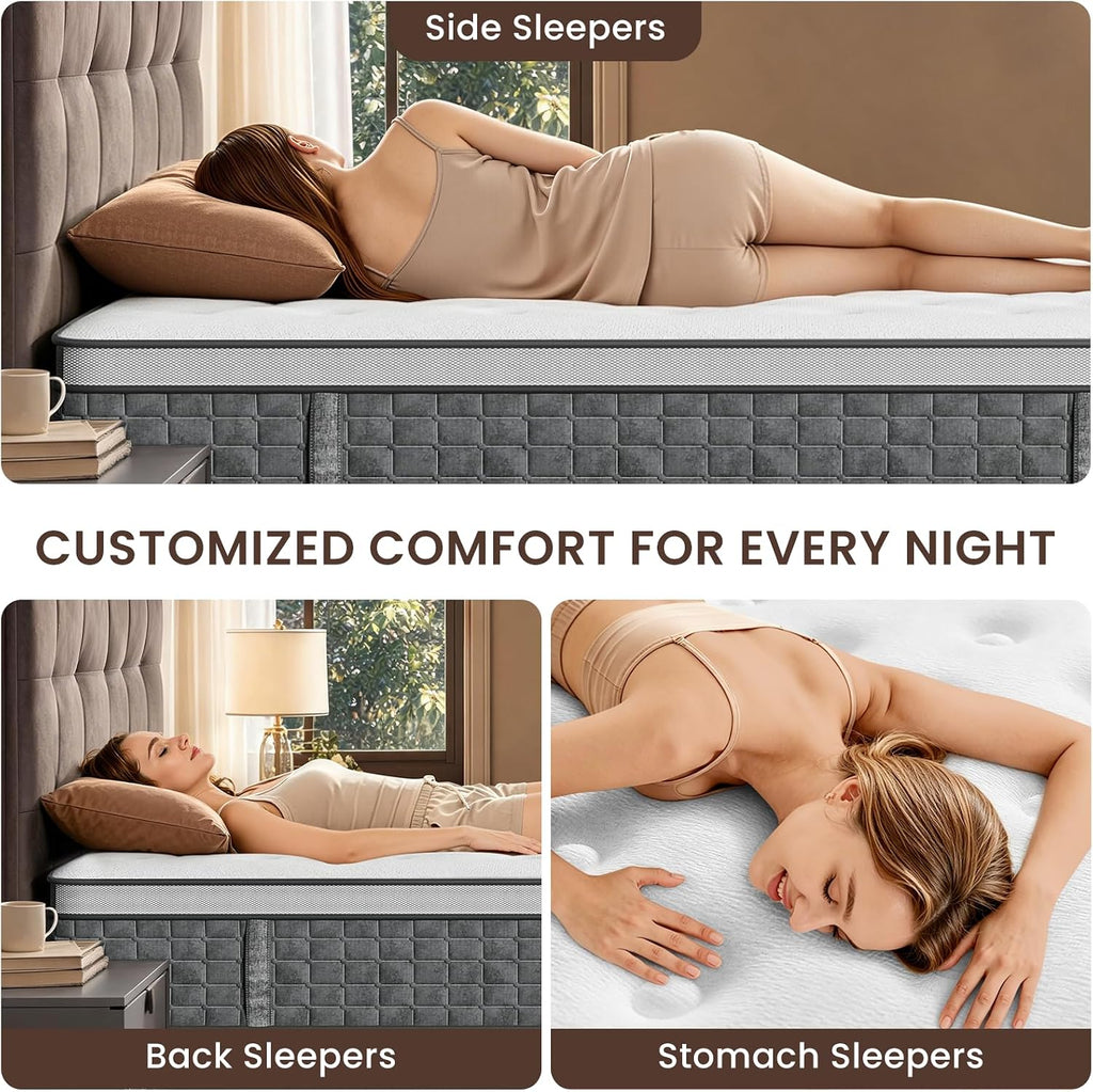 7-Zone Cooling Hybrid Mattress