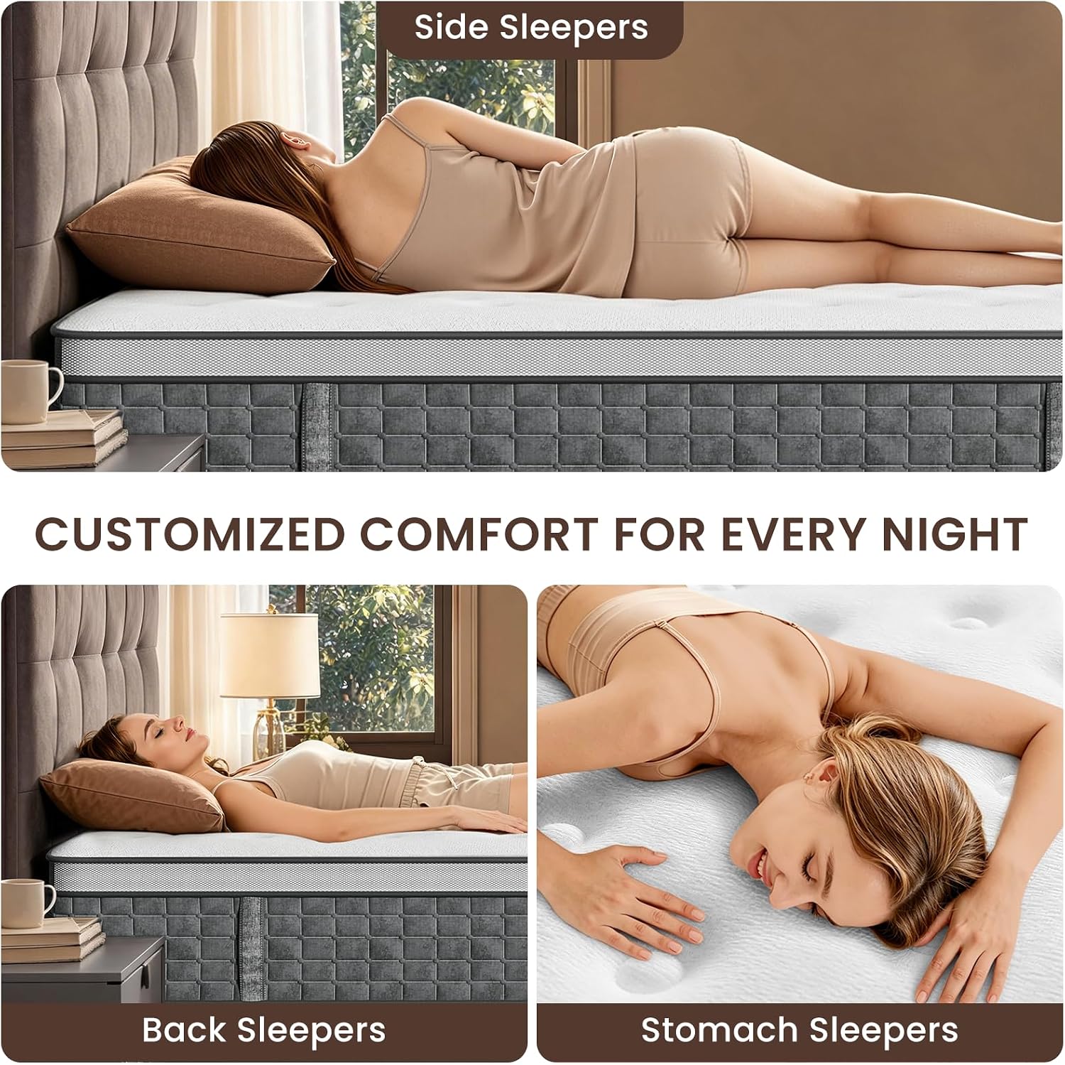 7-Zone Cooling Hybrid Mattress
