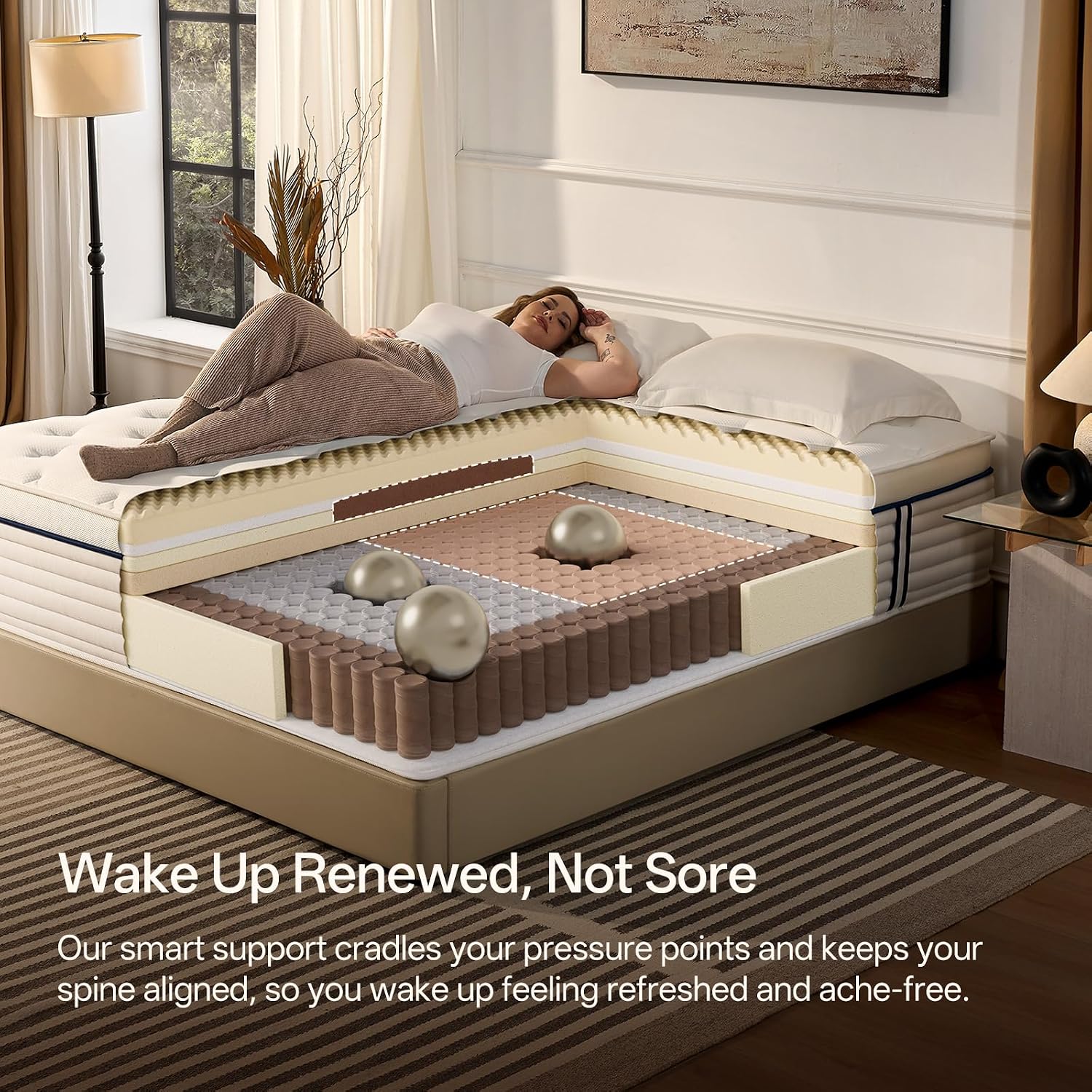 Plush Hybrid Coil Foam Mattress