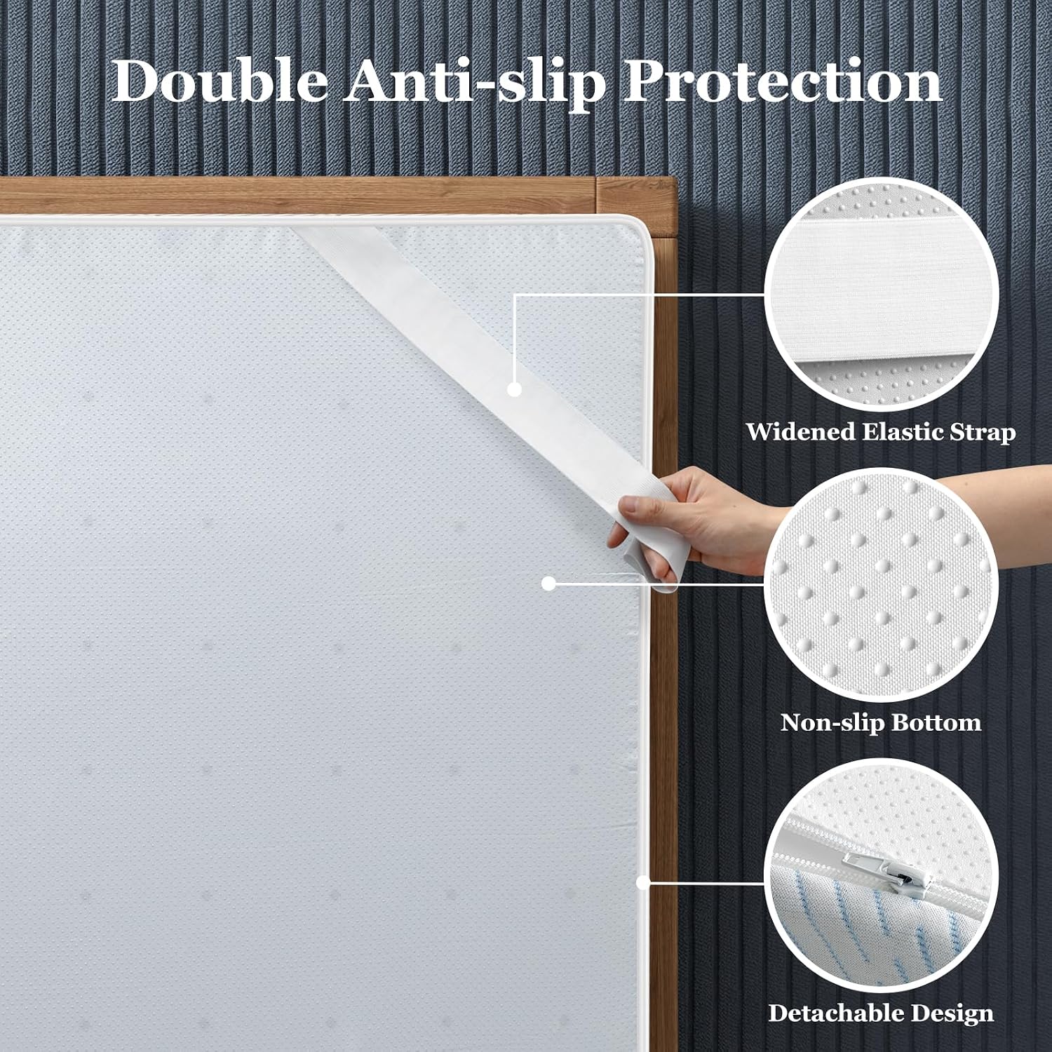 Firm Cooling Memory Foam Topper