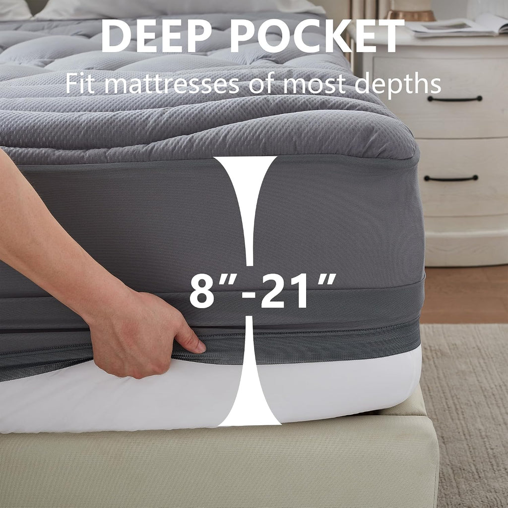 Cooling Quilted Mattress Protector
