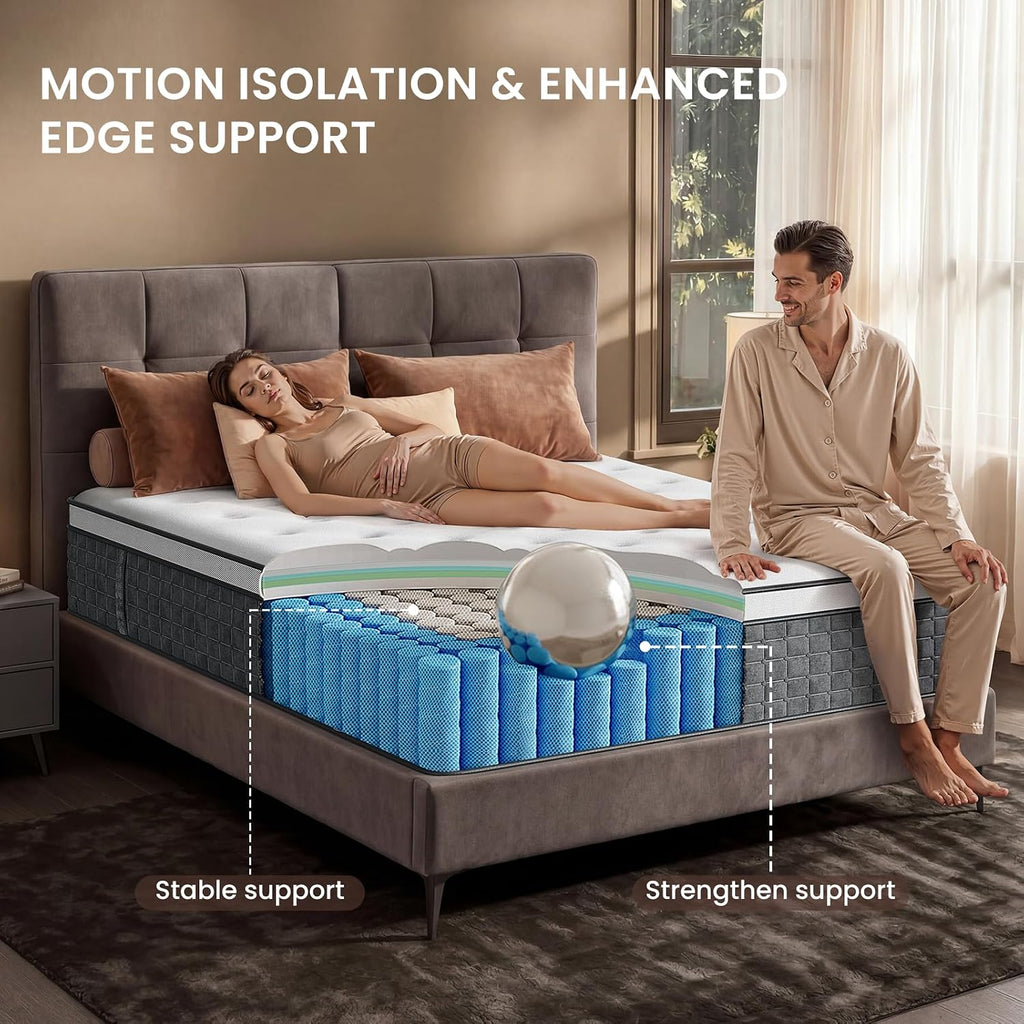 7-Zone Cooling Hybrid Mattress