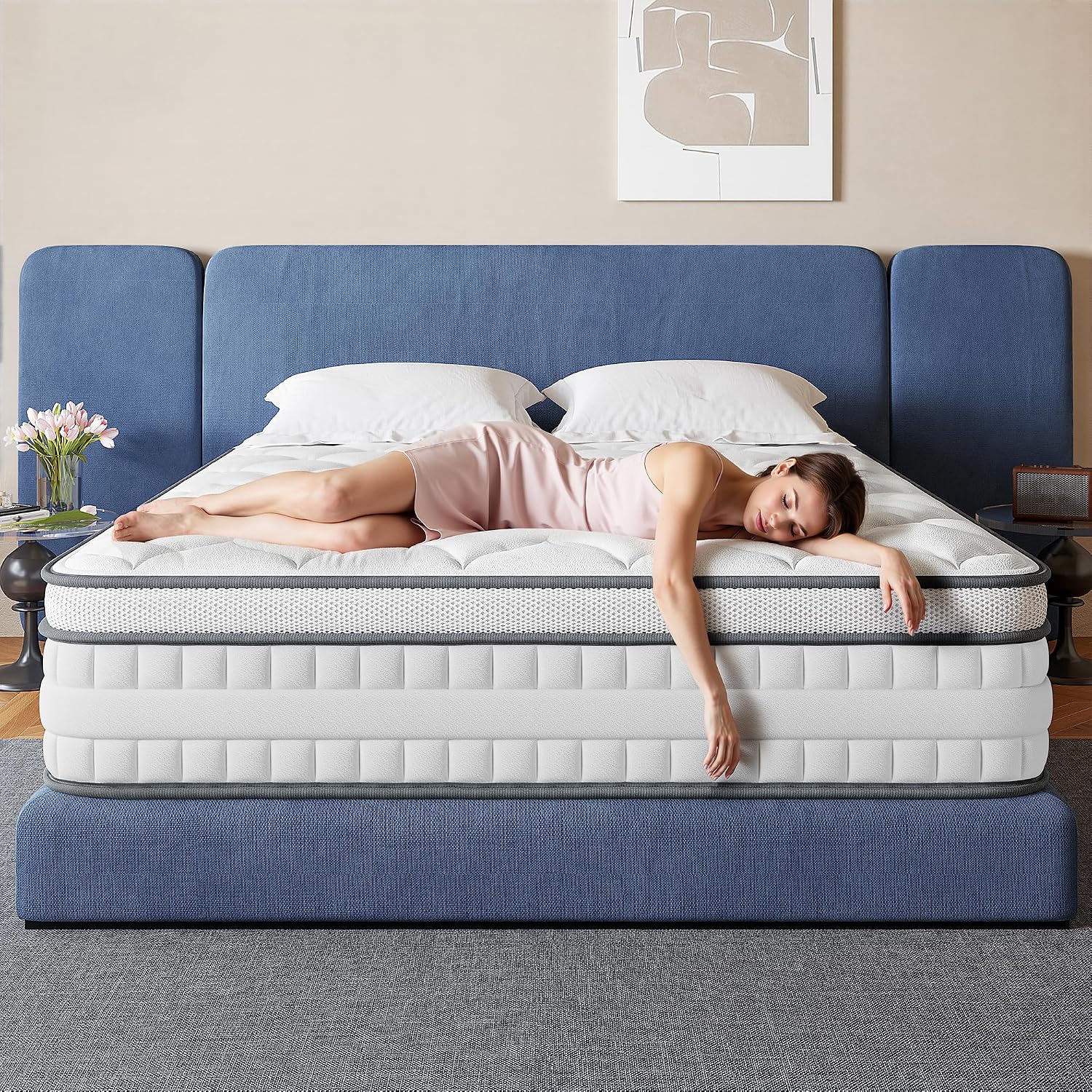 Zoned Hybrid Pressure Relief Mattress