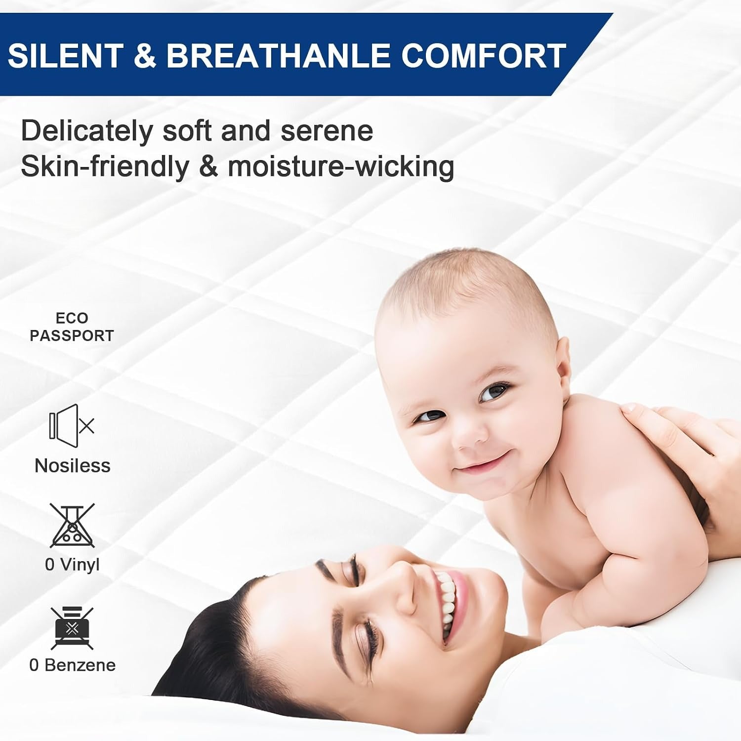 Cooling Padded Waterproof Mattress Protector